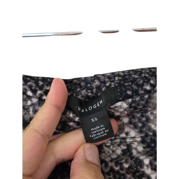 Halogen Snakeskin Print Pencil Tie Front Size Extra Small - Picture 4 of 4